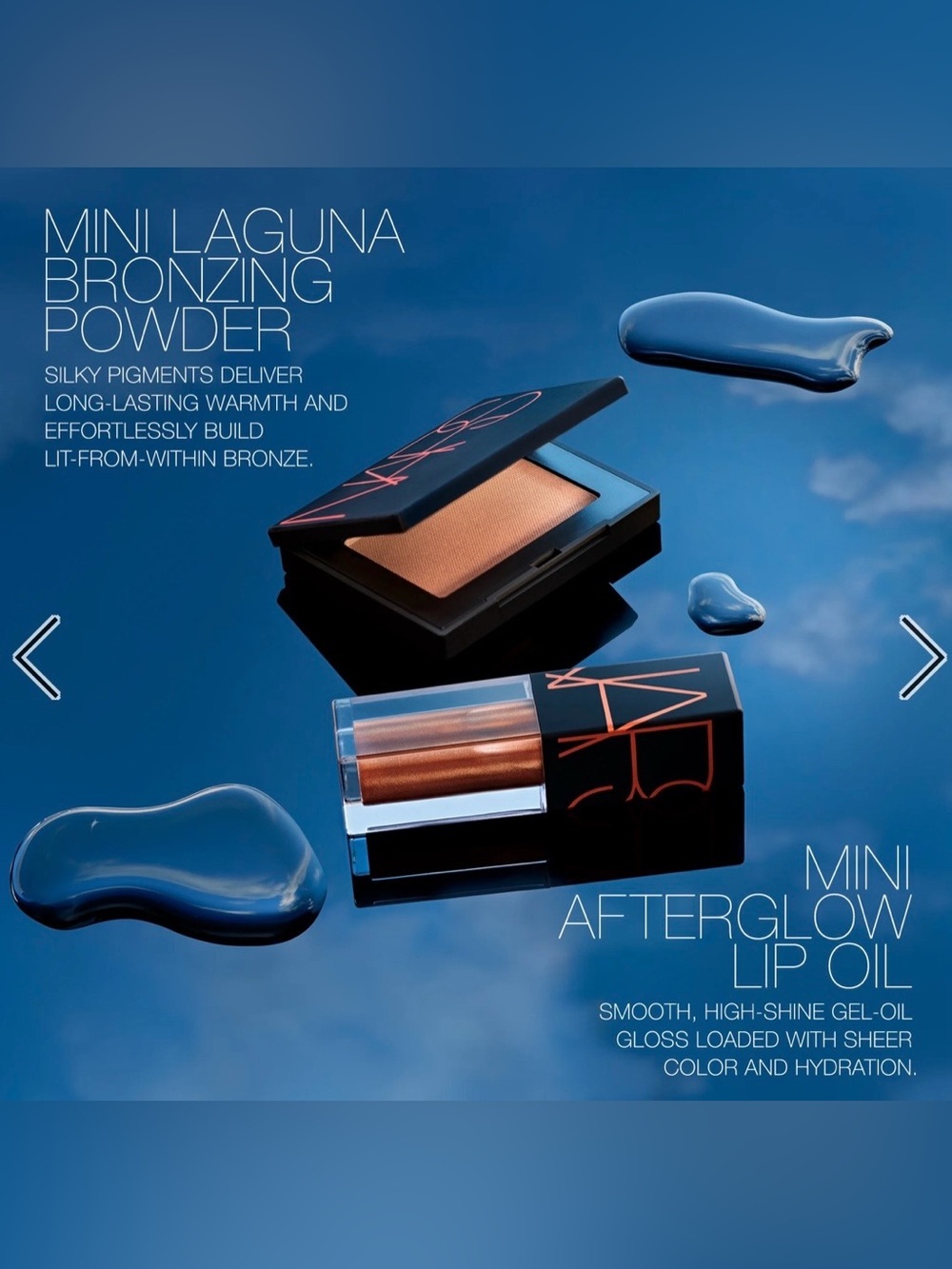 NARS Mini Laguna Bronzing Powder & Lip Oil Duo - Picture 2 of 5